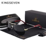 Kingseven златисти с червени дръжки
